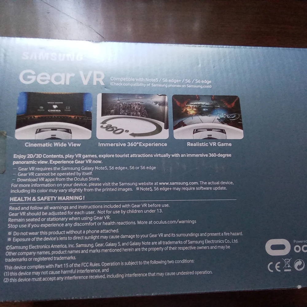 Samsung Gear VR Oculus Headset